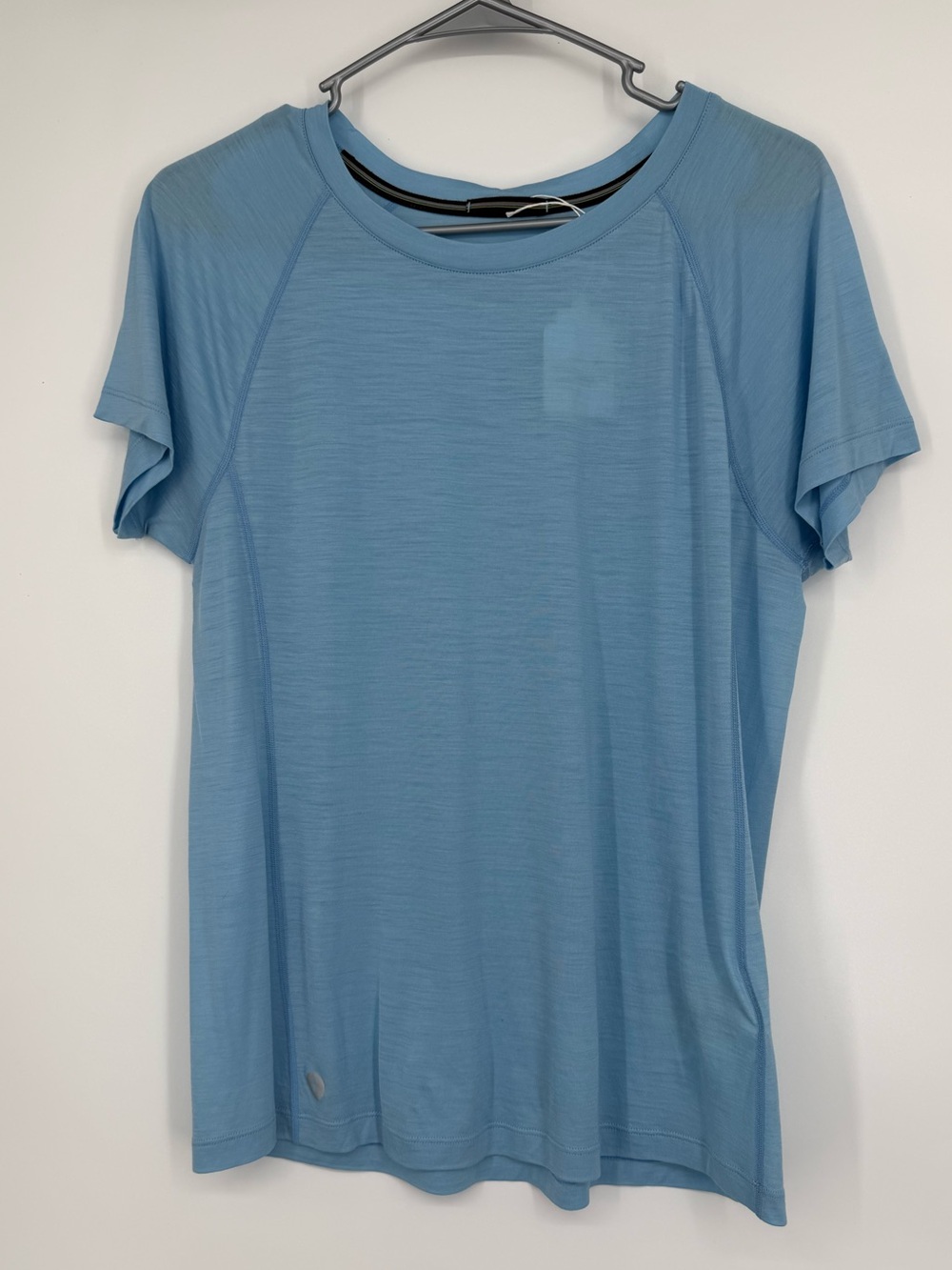 NEW! SMARTWOOL Women Active Ultralite SS T-Shirt Merino Blend Serene Blue